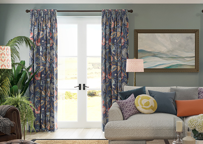 Morton, Midnight - Made to Measure Curtains - Image 3